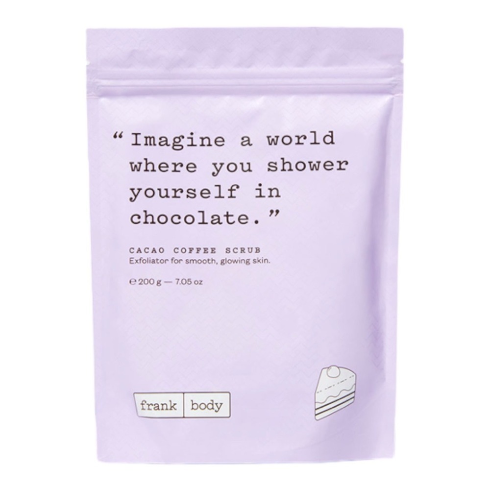 NWT-FRANK BODY-CACAO COFFEE SCRUB-7.05 oz